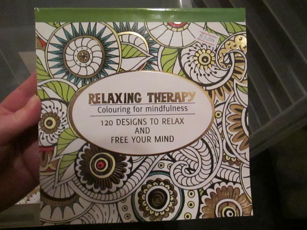 Green 120 Design - Relaxing Therapy - Colouring For Mindfulness