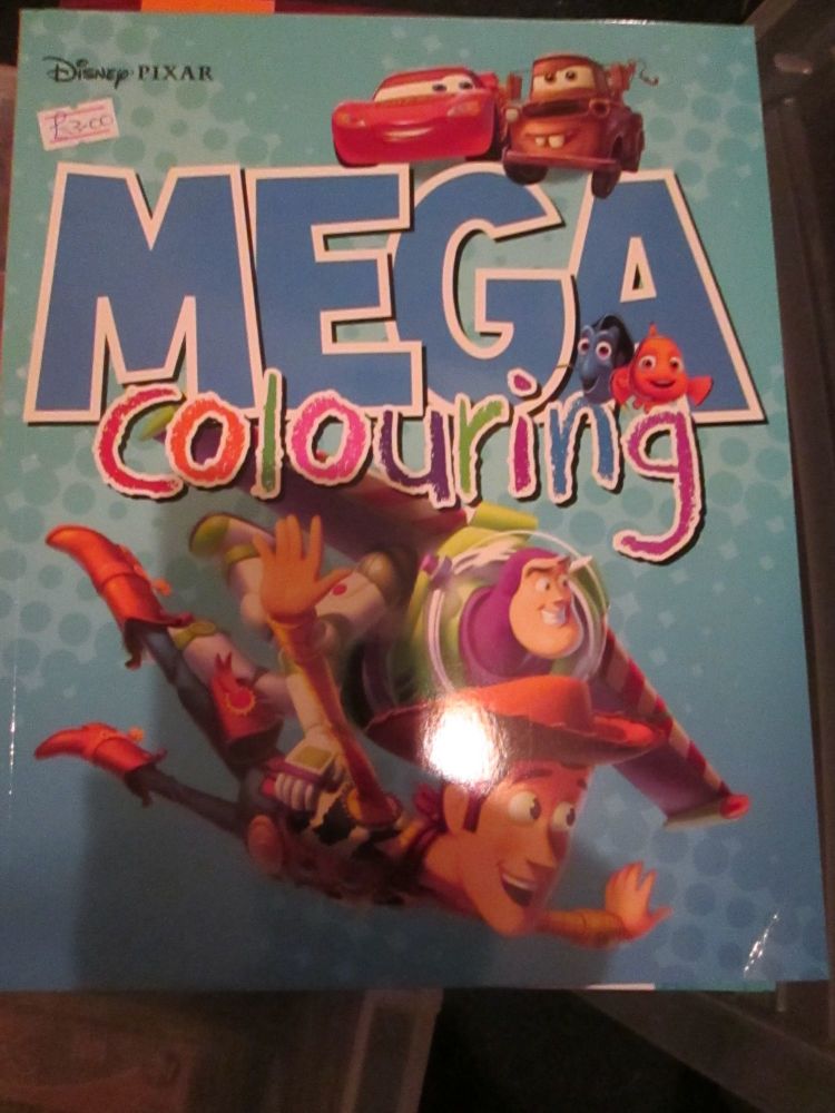 A4 Disney Pixar - Licensed Mega Colouring Book