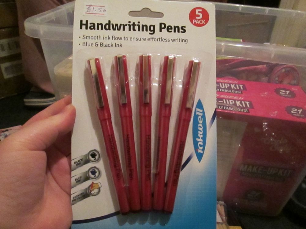 Inkwell 5pk Handwriting Pens