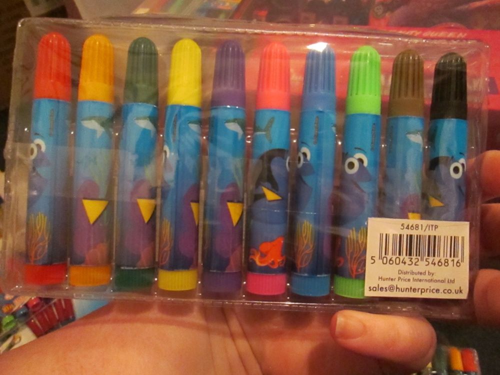 Disney Pixar Finding Dory - Licensed 10 Chunky Markers