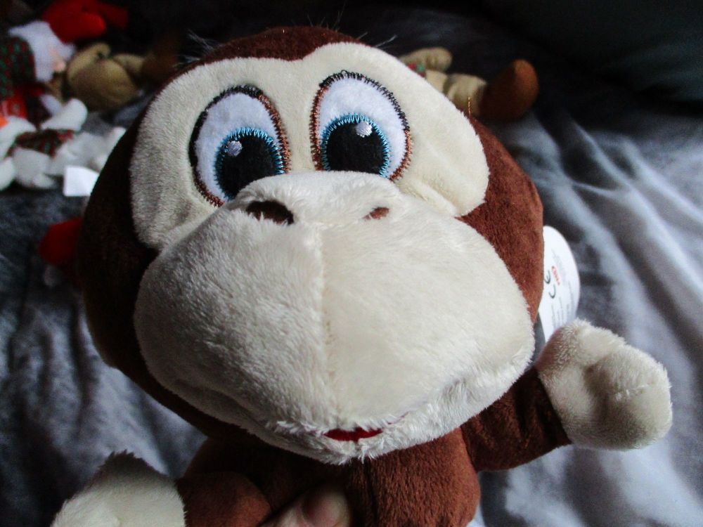 (*)Brown Chimp Monkey with White Nappy - Character Co - Soft Toy