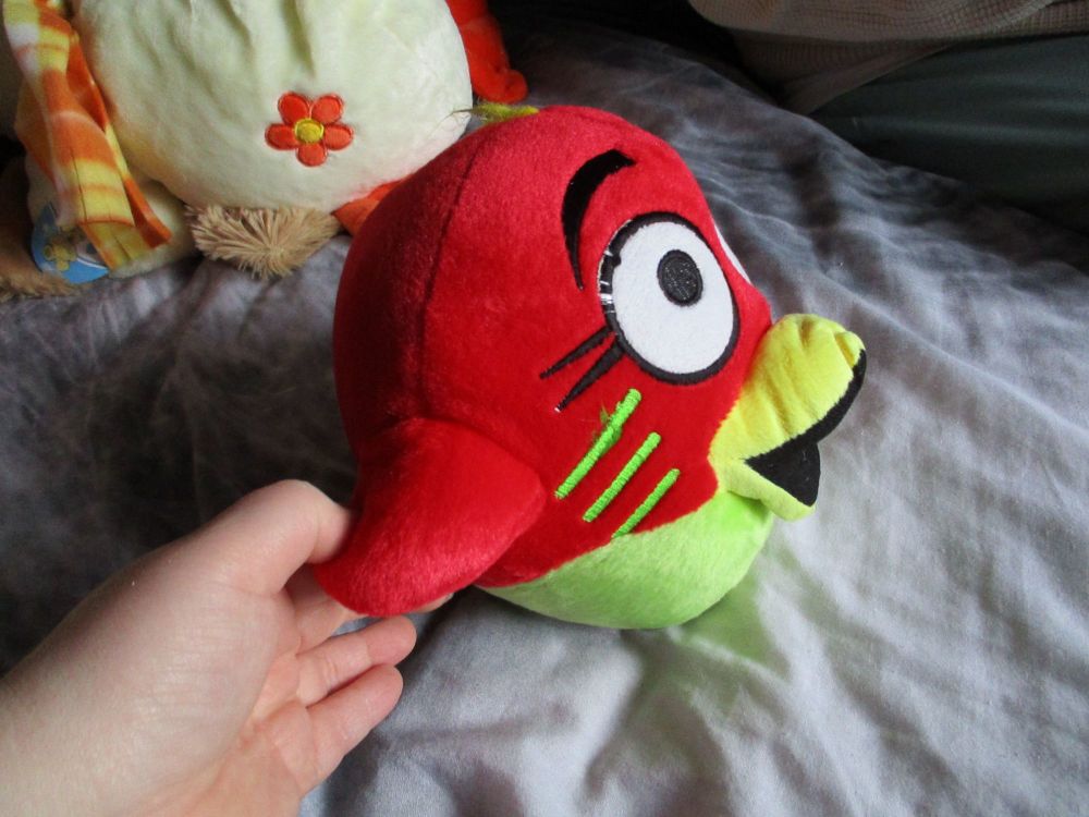 (*)Red Bird Brain - Bird Brainz - Soft Toy