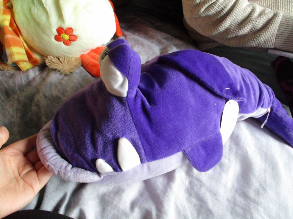 (*)Purple Cartoon Shark - Character Co - Soft Toy