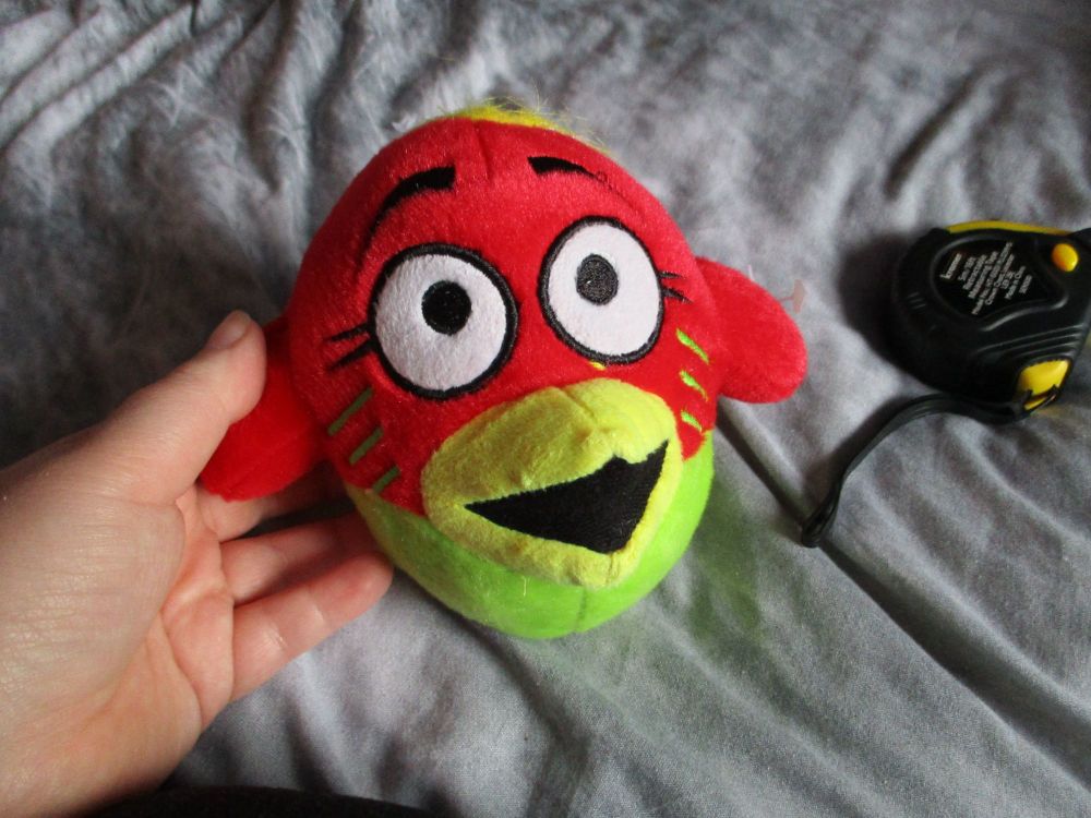 (*)Small Red Bird Brain - Bird Brainz - Soft Toy