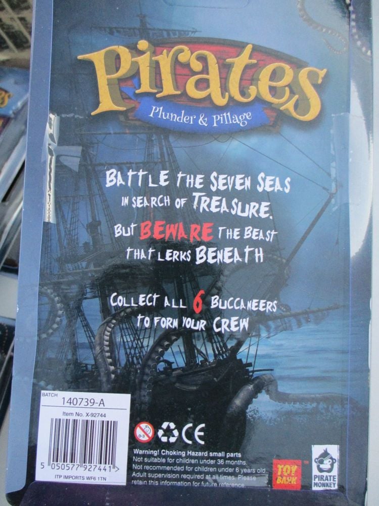 Blue Jacketed Pirate - Pirates Plunder & Pillage