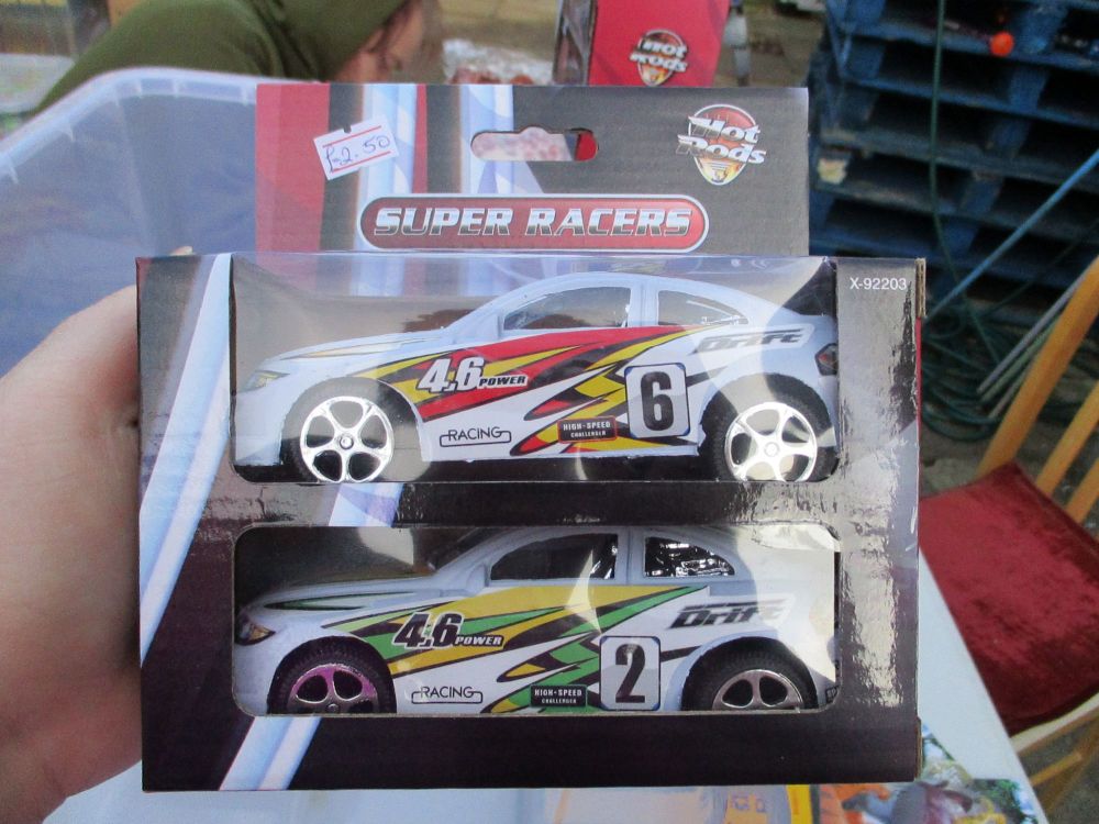 #6 / #2 Hot Rods Super Racers Twin Car Pack