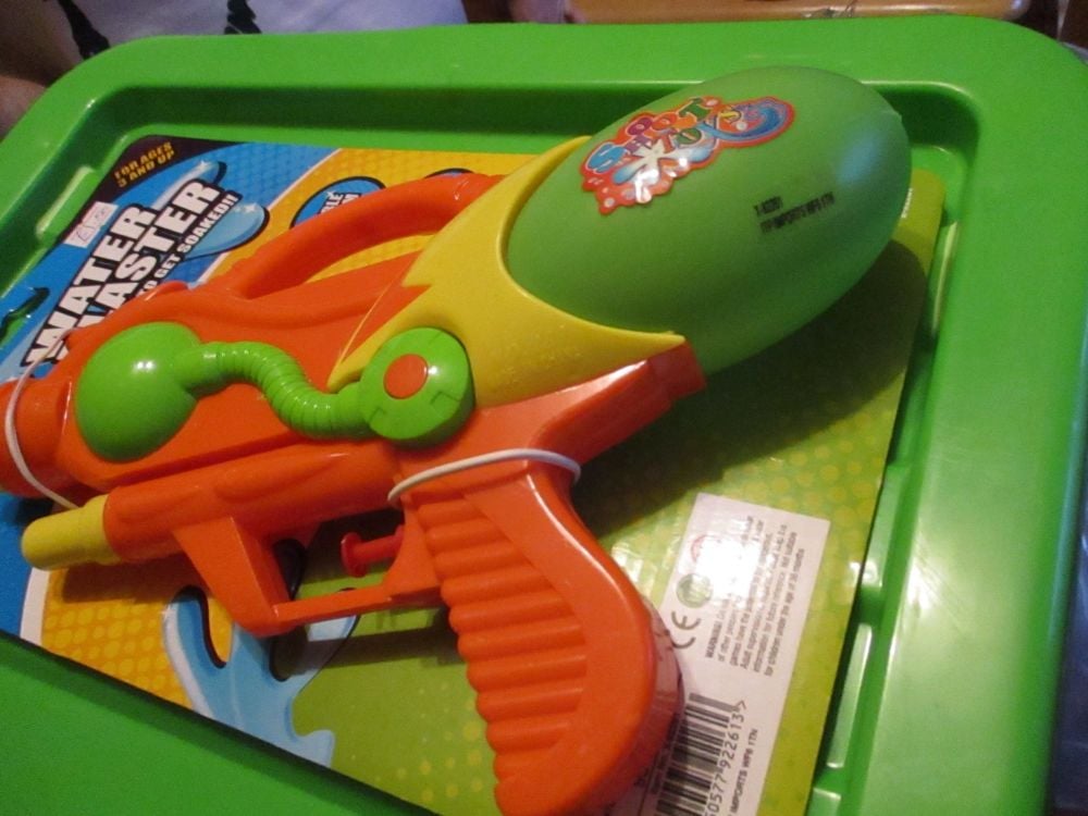 Orange Aqua Force Water Gun Blaster