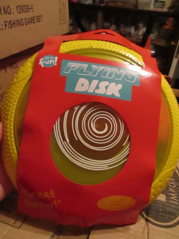 Yellow Silicone & Plastic Flying Disk - Its So Fun