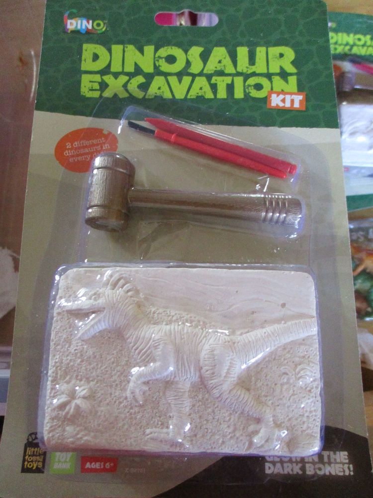 Raptor Dinosaur Excavation Dig Out Kit