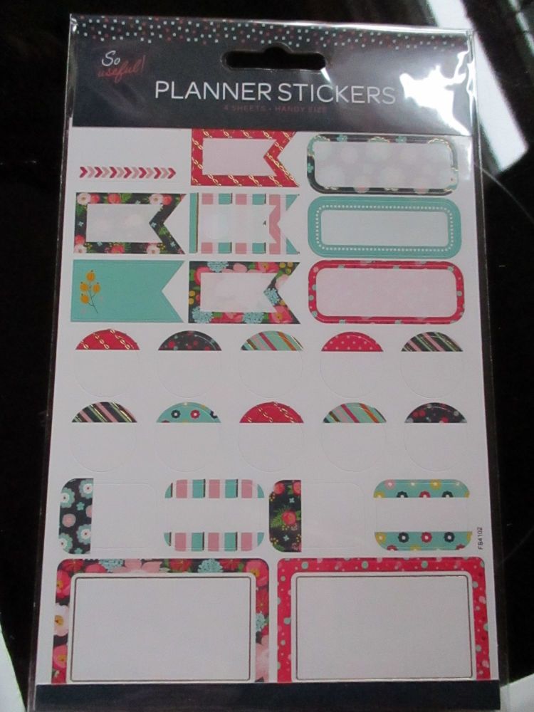 Colourful Borders - Planner Stickers - So Useful