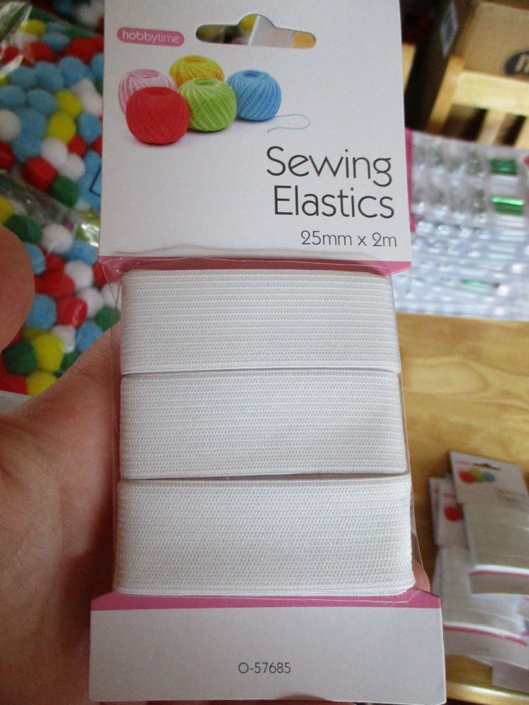 25mm 2Meter Sewing Elastic - Hobbytime