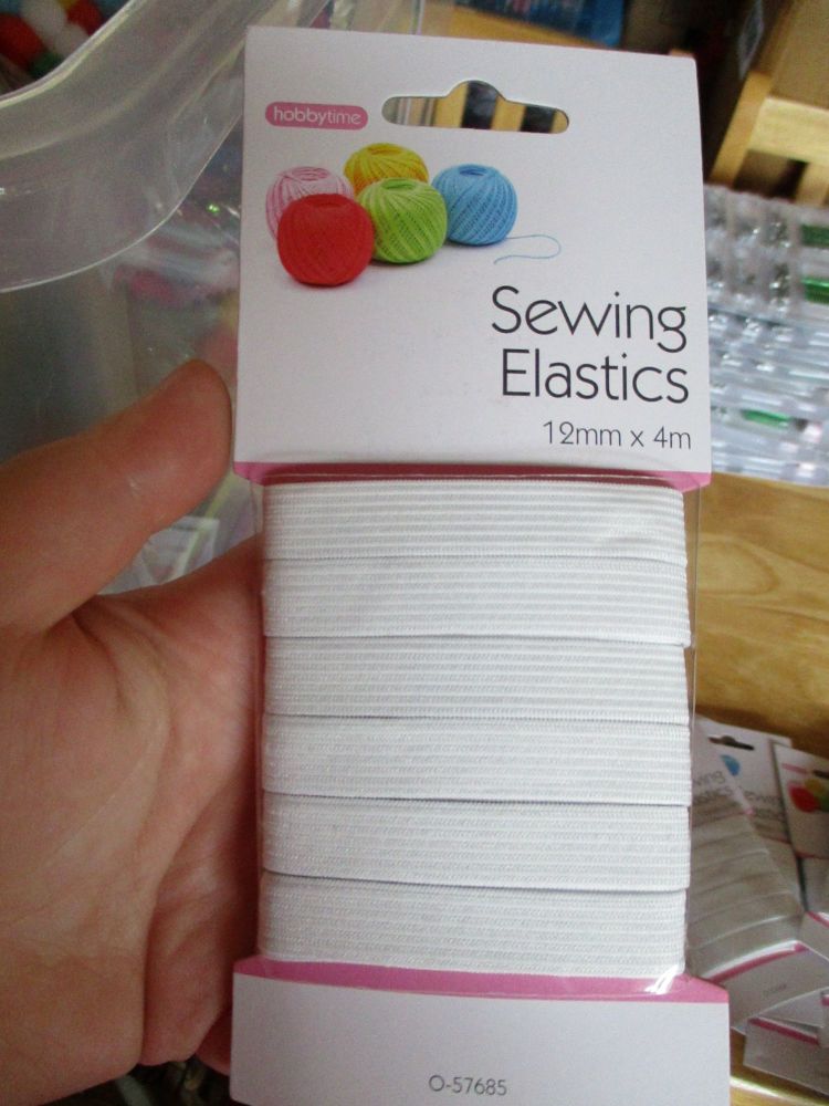 12mm 2Meter Sewing Elastic - Hobbytime