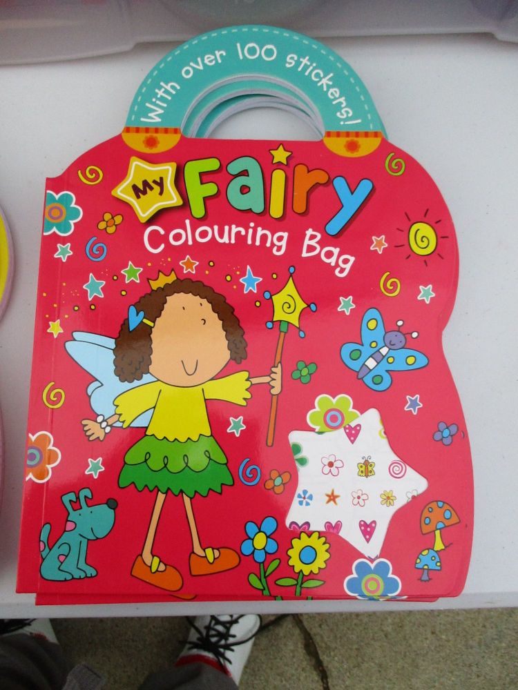 Die-cut A4 Carry Along My Fairy Colouring Bag - With Over 100 Stickers