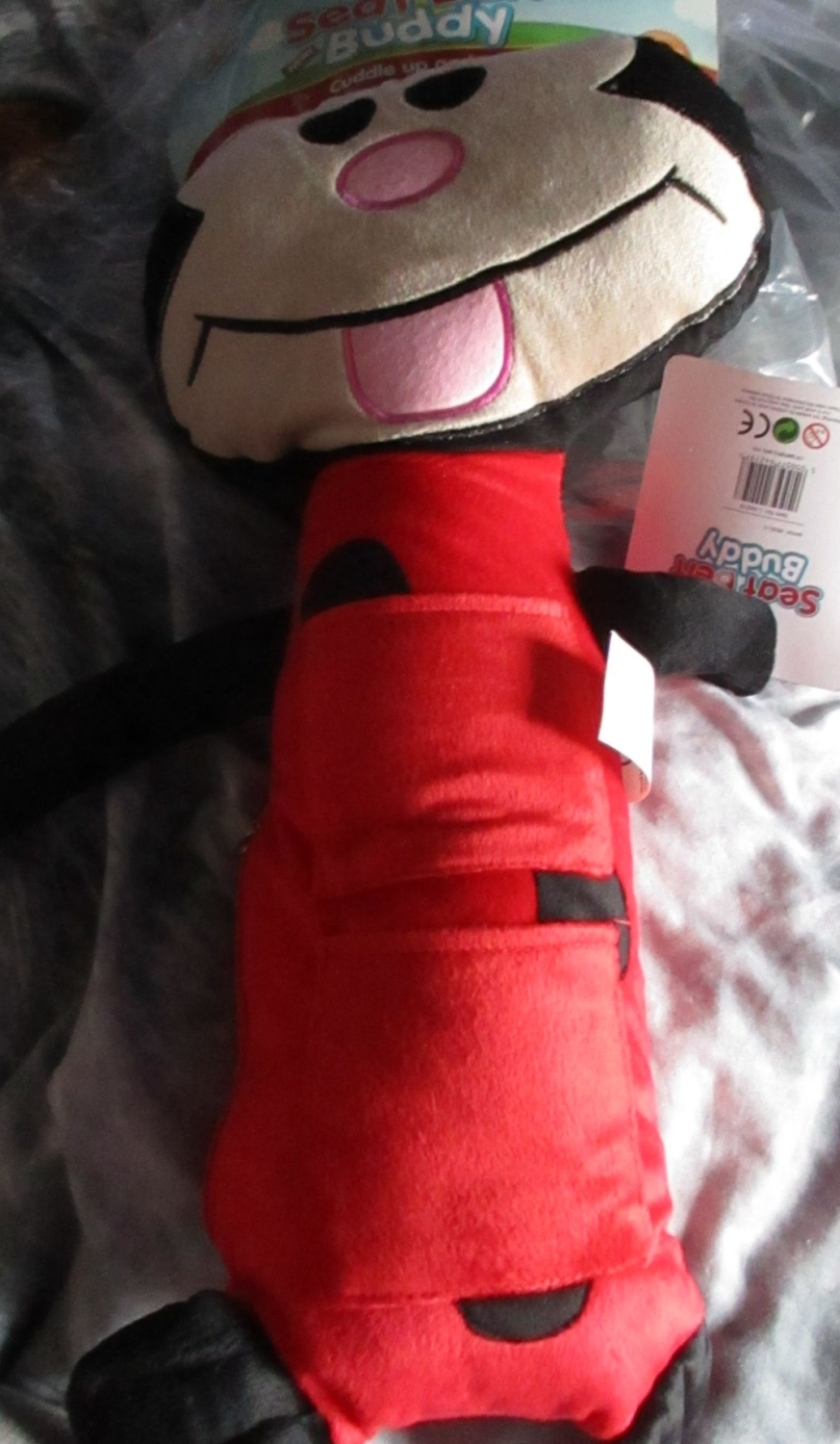 Ladybird Ladybug Giant Seat Belt Buddy - Cuddle Kingdom - Soft Toy