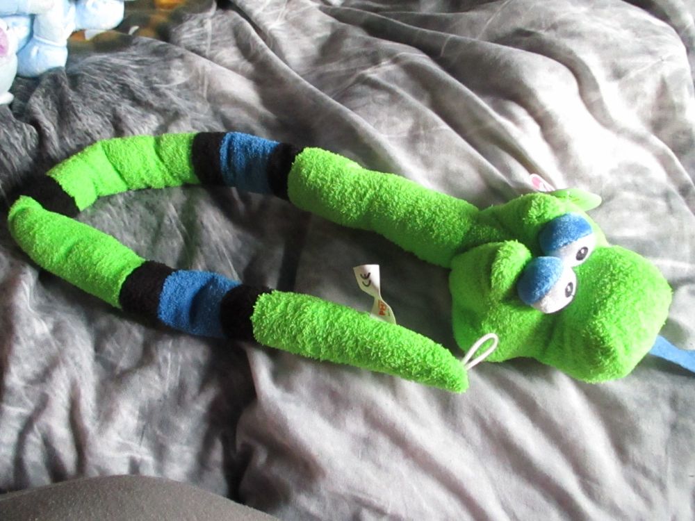 Green Black Blue Snake - Character Co - Soft Toy [single ring]