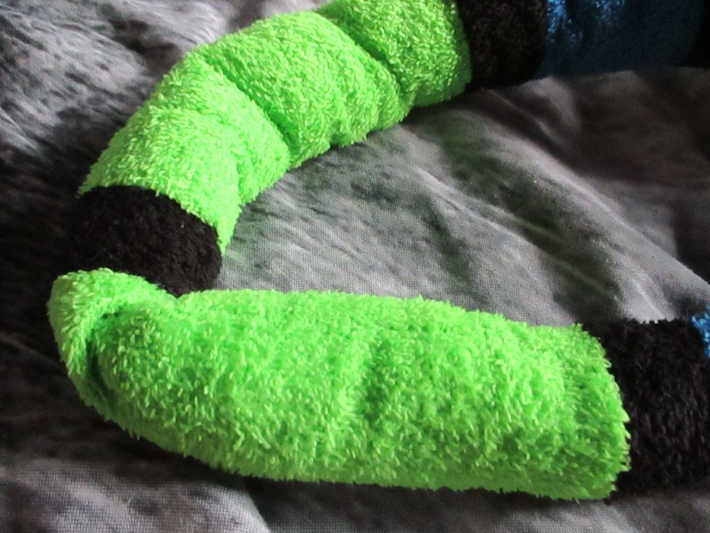 Green Black Blue Snake - Character Co - Soft Toy [single ring]