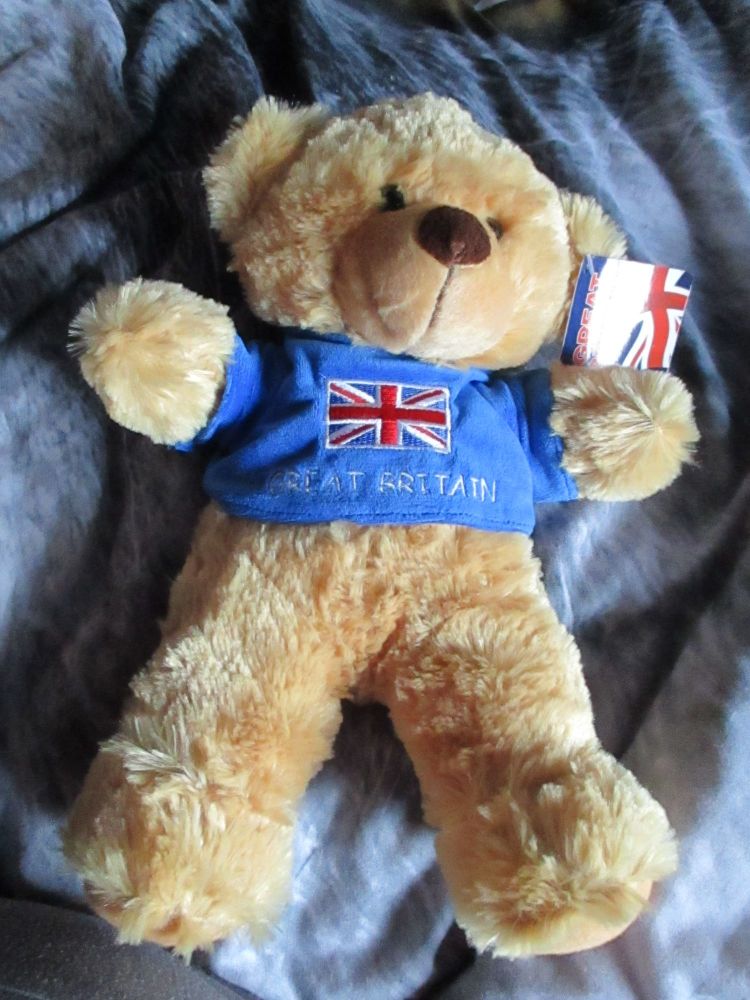 (*)Great Britain T-Shirt Bear - PMS - Soft Toy