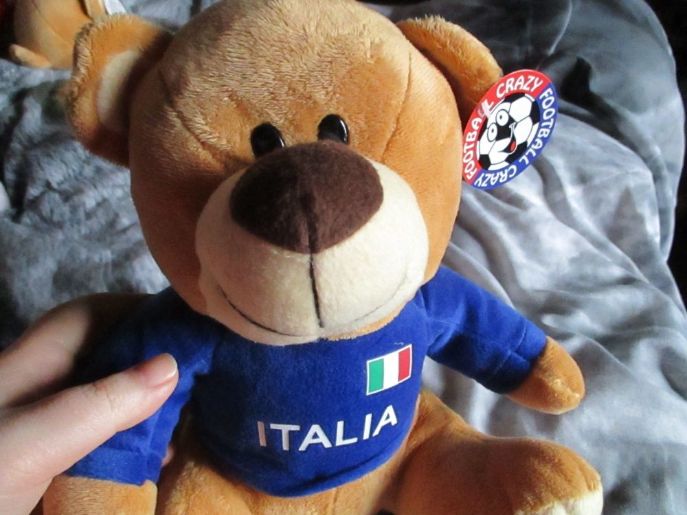 Italia W/Sewn Shirt - Football Crazy - Soft Toy