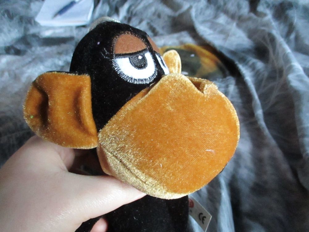 Black / Brown Dangly Monkey - Character Co - Soft Toy