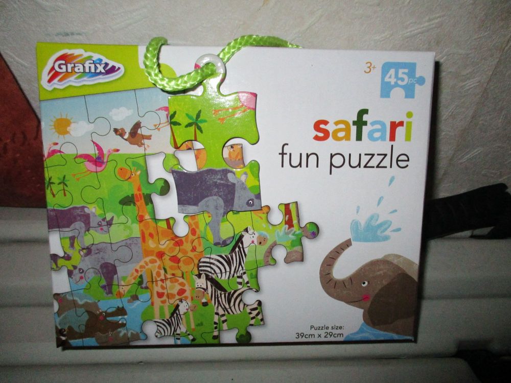 45pc Large Pieces Safari Fun Jigsaw Puzzle - Grafix