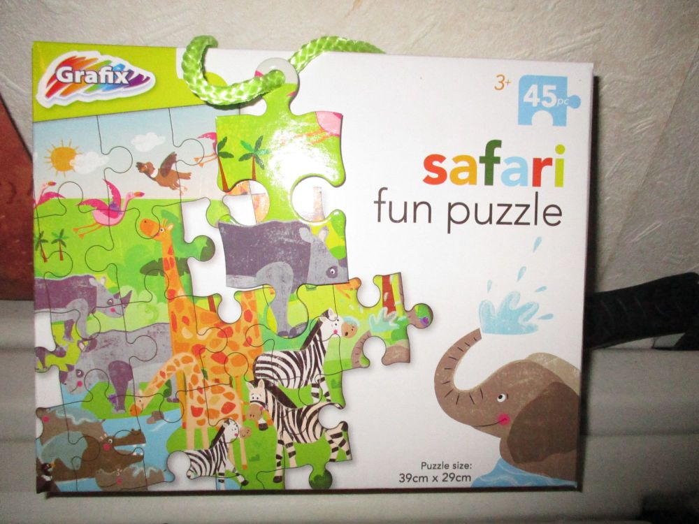 45pc Large Pieces Safari Fun Jigsaw Puzzle - Grafix