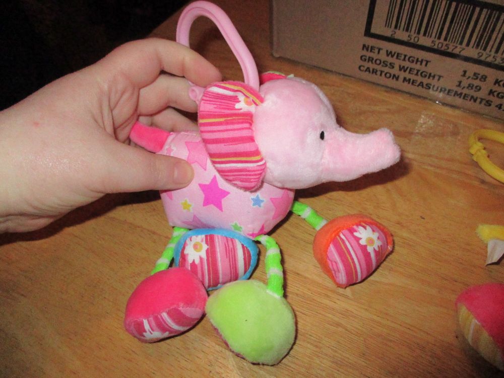 Elephant Baby Rattle - Cute And Cuddly - Bear