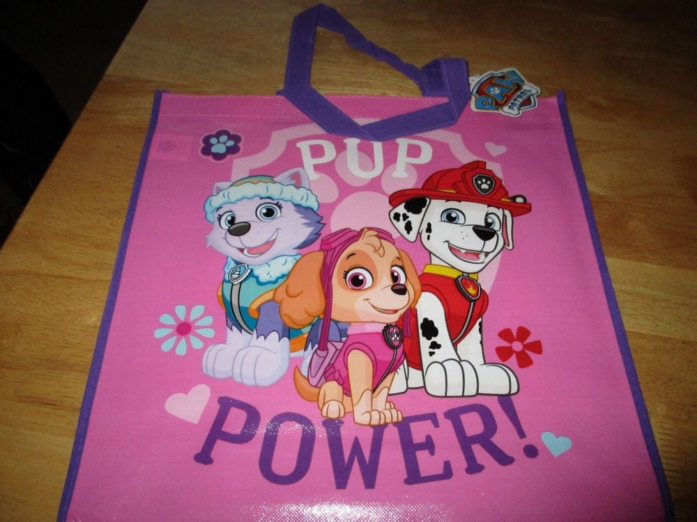 Pup Power Paw Patrol Licensed Shopping Bag - Bag For Life