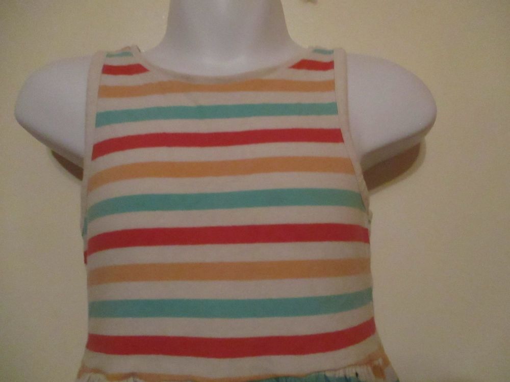 Multicoloured Stripe Midi Dress 2-3yrs Florence & Fred