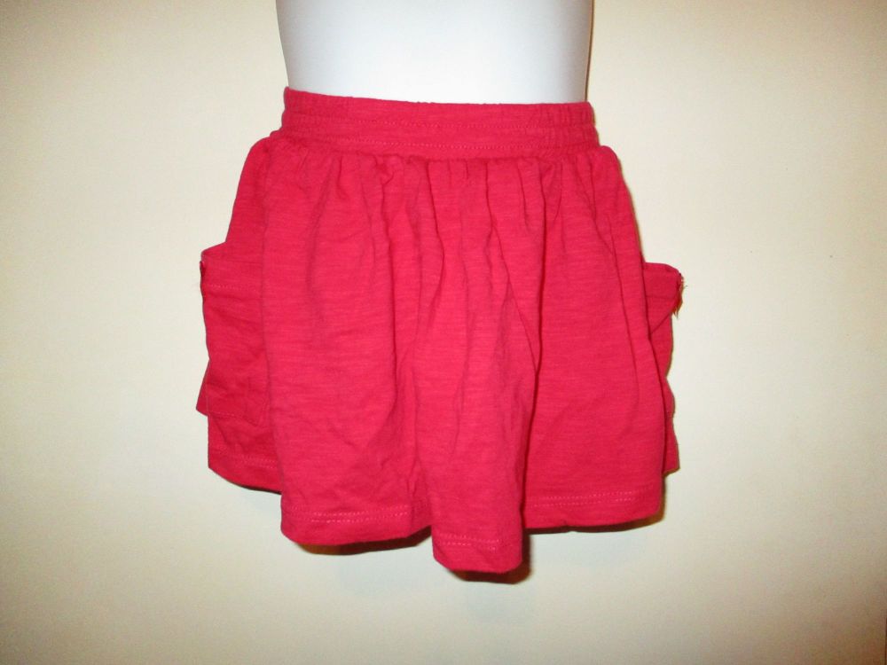 Red Stretchy Skirt - Size 12-18 Months - Florence & Fred