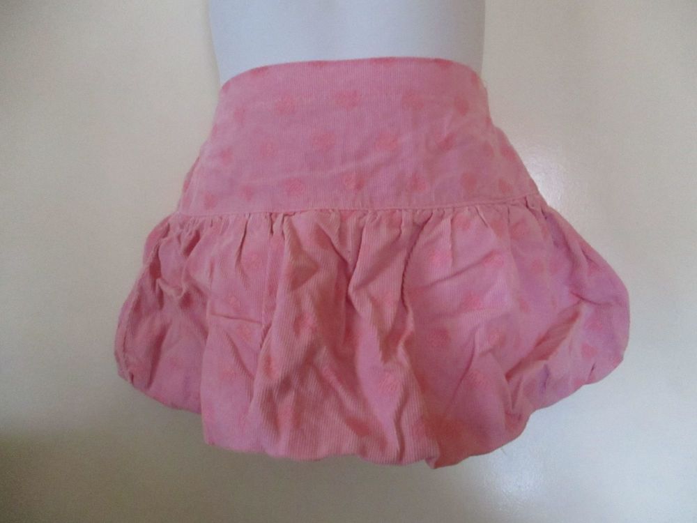 Pink With Hearts RuffledSkirt - 12-18 Months - Cherokee