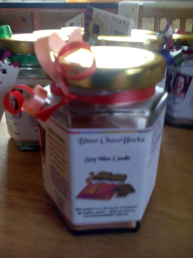 Bitter ChocoBlocka Scented Soy Wax Candle 300g