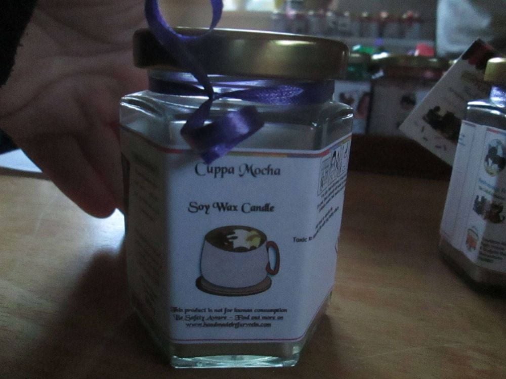 Cuppa Mocha Scented Soy Wax Candle 300g