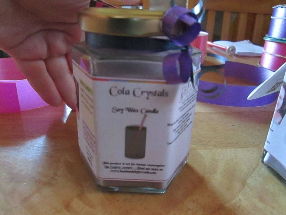 Cola Crystals Scented Soy Wax Candle 300g
