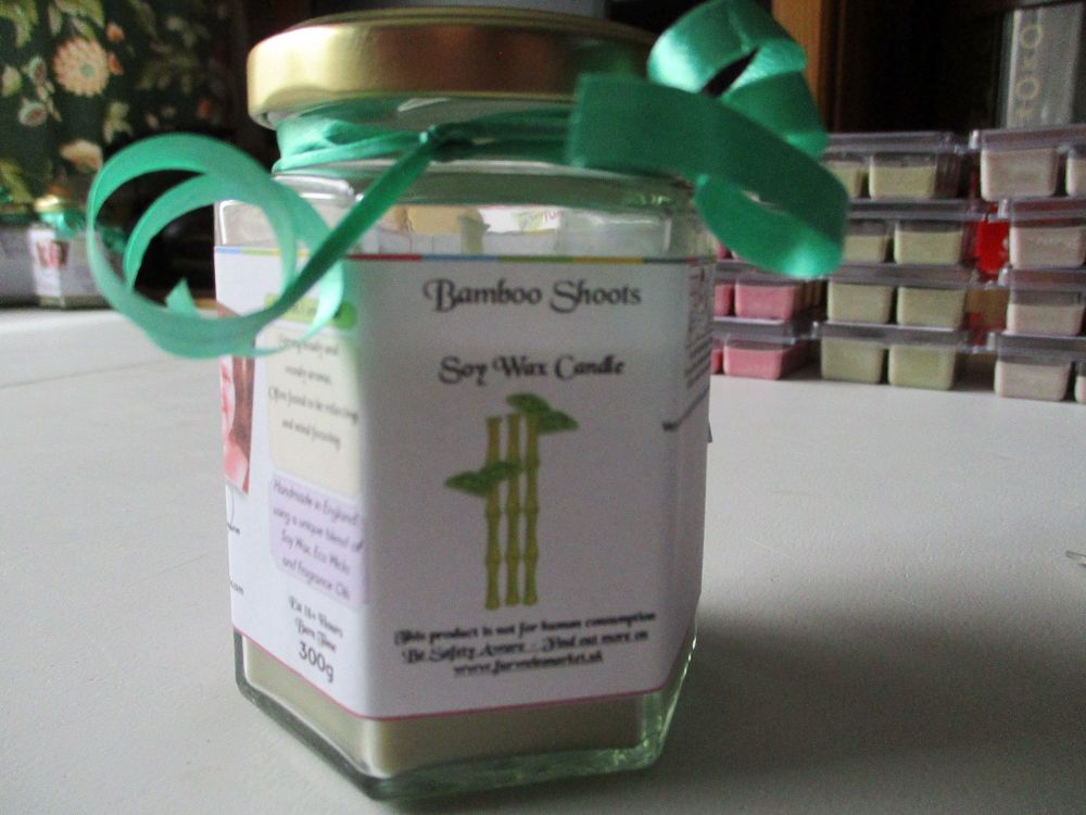 Bamboo Shoots Scented Soy Wax Candle 300g