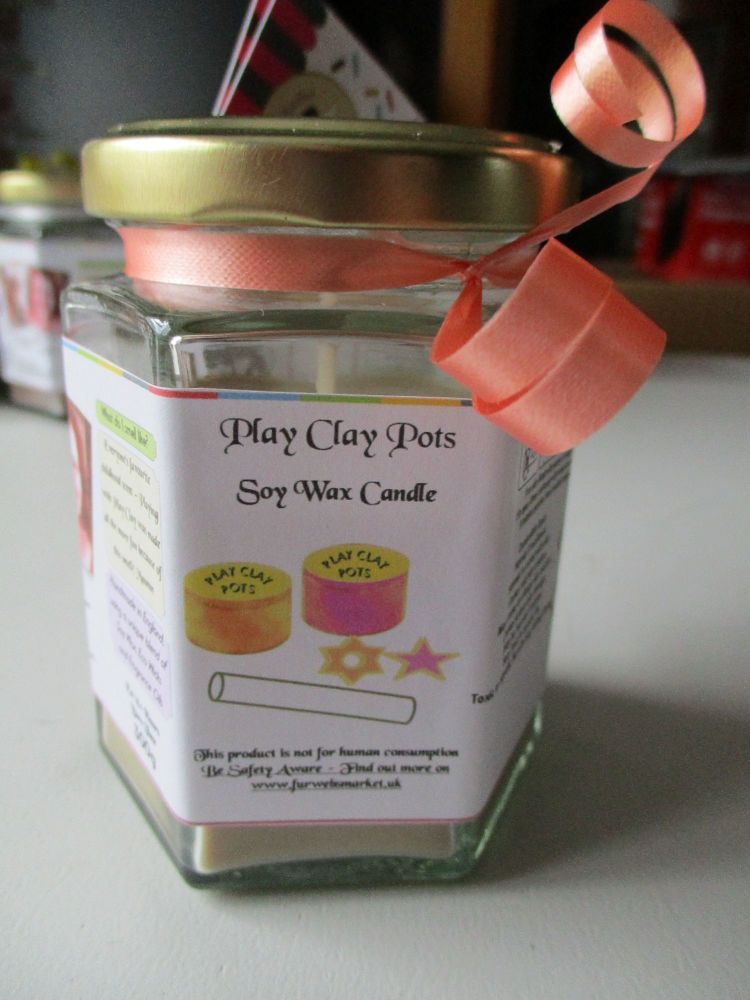Play Clay Pots Scented Soy Wax Candle 300g
