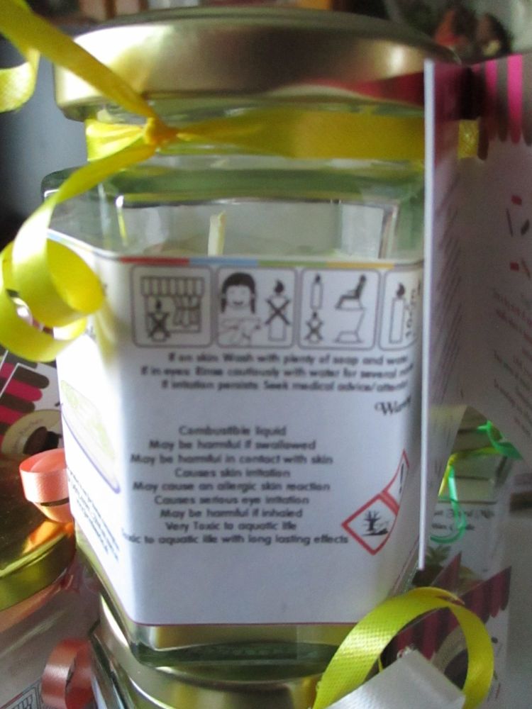 Tangy Lemon Meringue Pie Scented Soy Wax Candle 300g