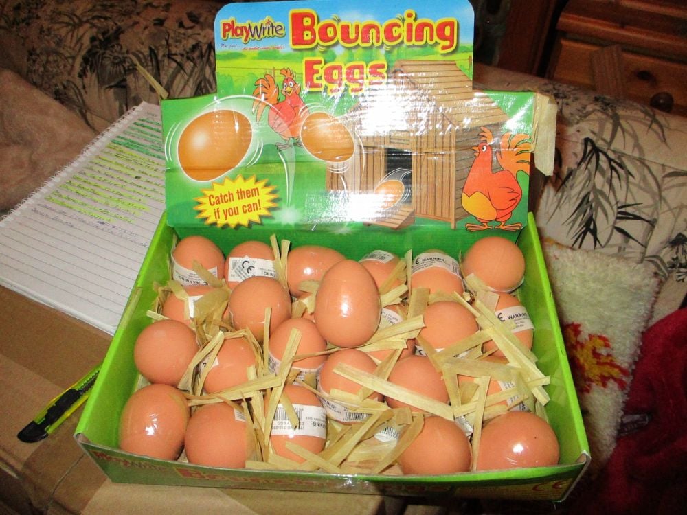 Bouncing Realistic Chicken Egg - Playwrite