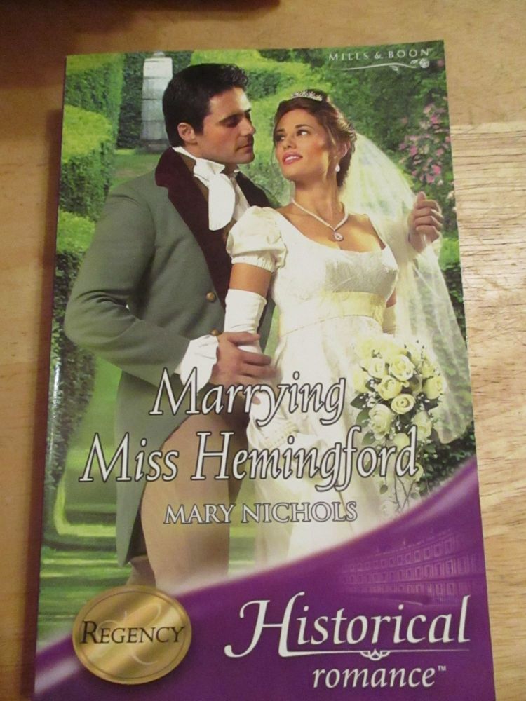 Historical Romance Mills & Boon - Marrying Miss Hemingford - Paperback