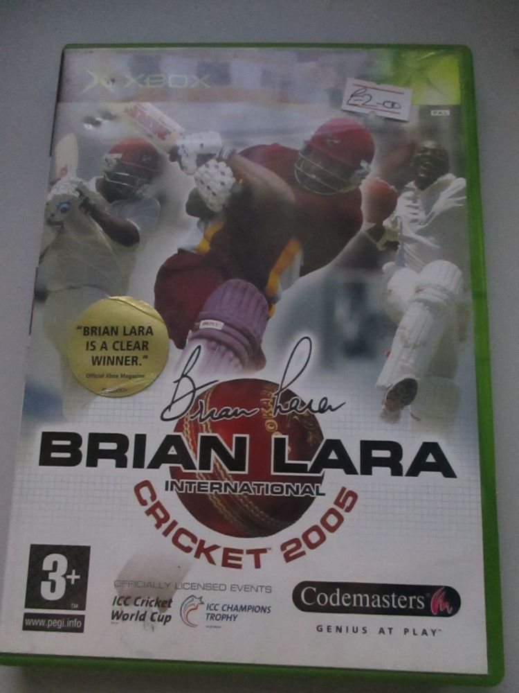 Brian Lara International Cricket 2005 - Xbox Original Game