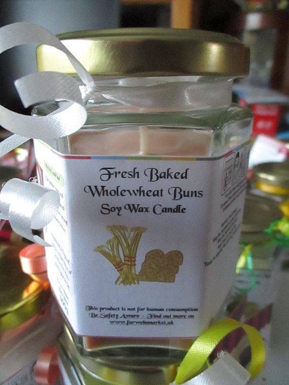 Fresh Baked Wholewheat Buns Scented Soy Wax Candle 300g
