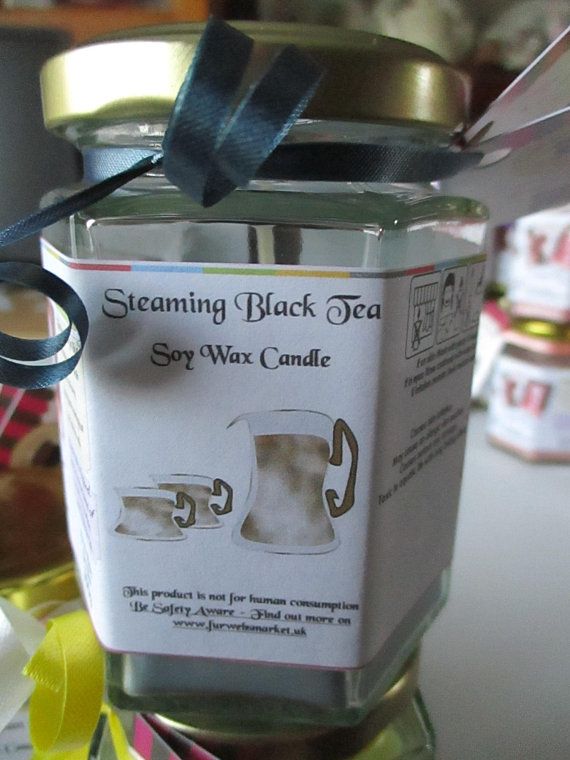 Steaming Black Tea Scented Soy Wax Candle 300g