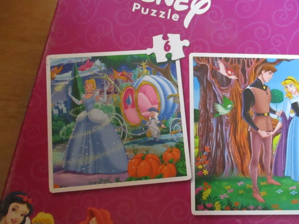 Disney Puzzle: 5 Puzzles by Clementoni - 3 Complete, 2 Incomplete