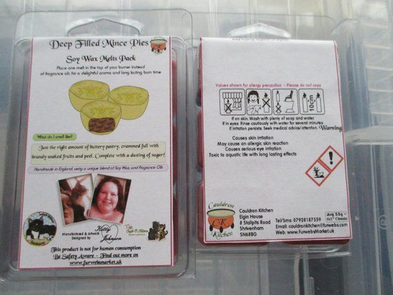 Deep Filled Mince Pies Scented Soy Wax Melts Pack