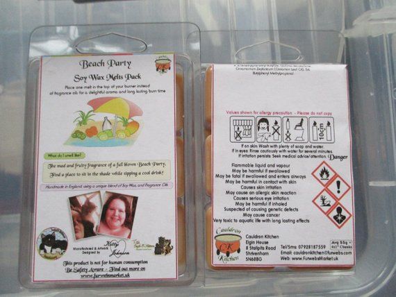 Beach Party Scented Soy Wax Melts Pack