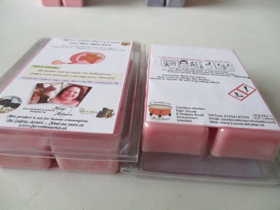 Retro Strawberry Gum Scented Soy Wax Melts Pack
