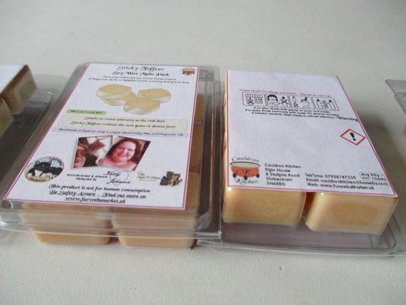 Sticky Toffees Scented Soy Wax Melts Pack