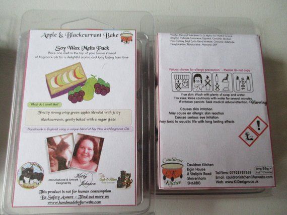 Apple & Blackcurrant Bake Scented Soy Wax Melts Pack