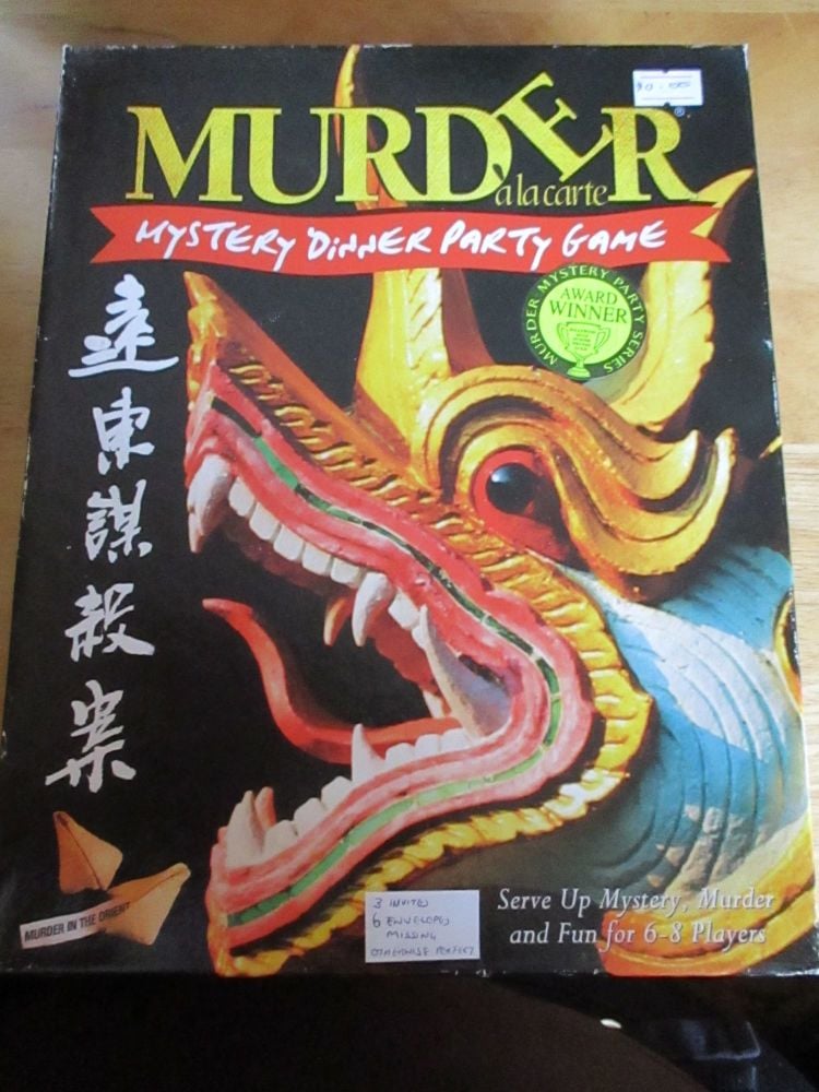 Murder Alacarte - Murder In The Orient (some envelopes & invites missing)