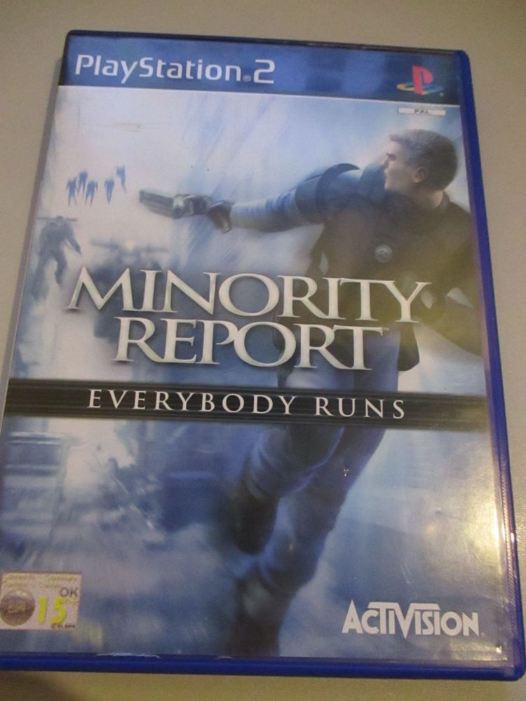 Minority Report - Everybody Runs - PS2 Playstation 2 Game