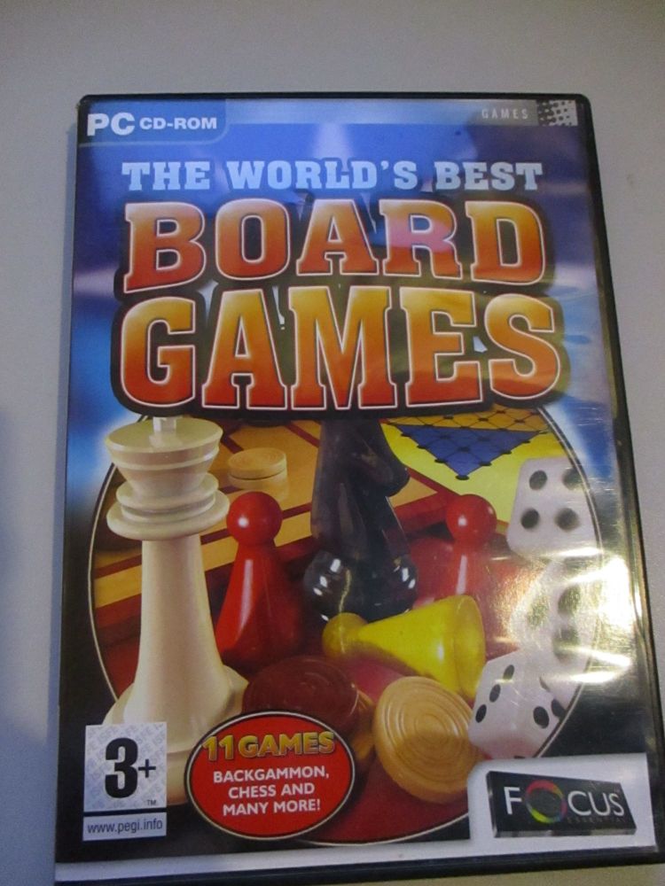 The Worlds Best Board Games - PC CD-Rom Game